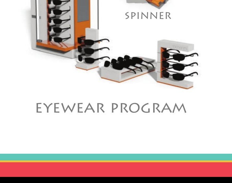 Countertop spinner and modular eyewear units