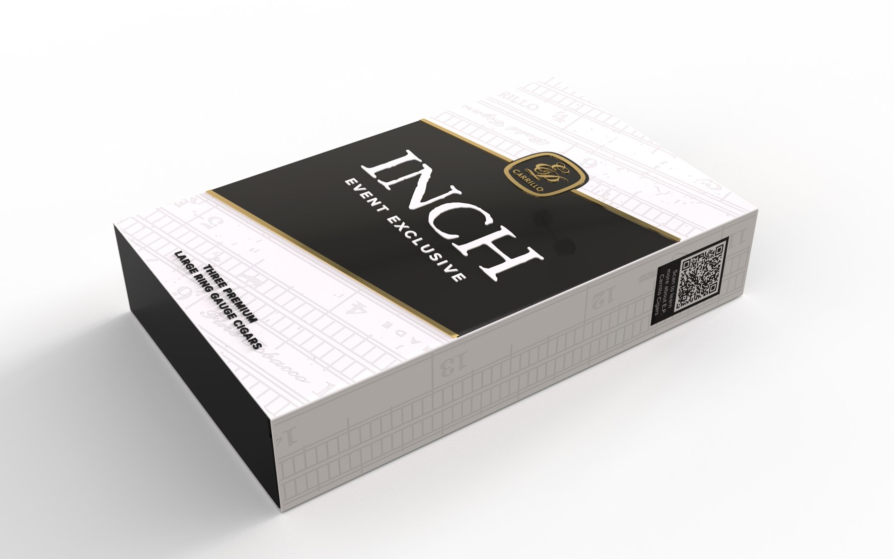 INCH box, closed, three-quarter